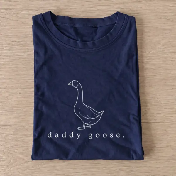 Daddy goose t shirt navy20daddy goose.webp