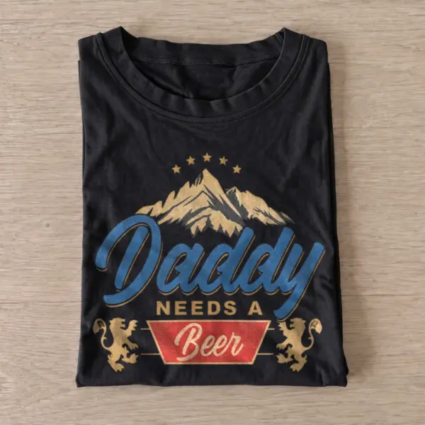 Daddy needs a beer t shirt black20daddy needs beer.webp