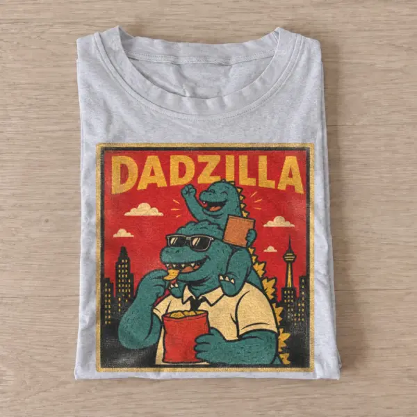 Dadzilla monster dad t shirt gray20monster dad.webp