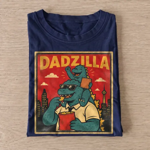 Dadzilla monster dad t shirt navy20monster dad.webp