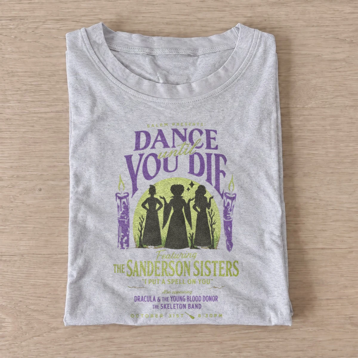 Dance until you die witch concert t shirt gray20witch dance concert.webp
