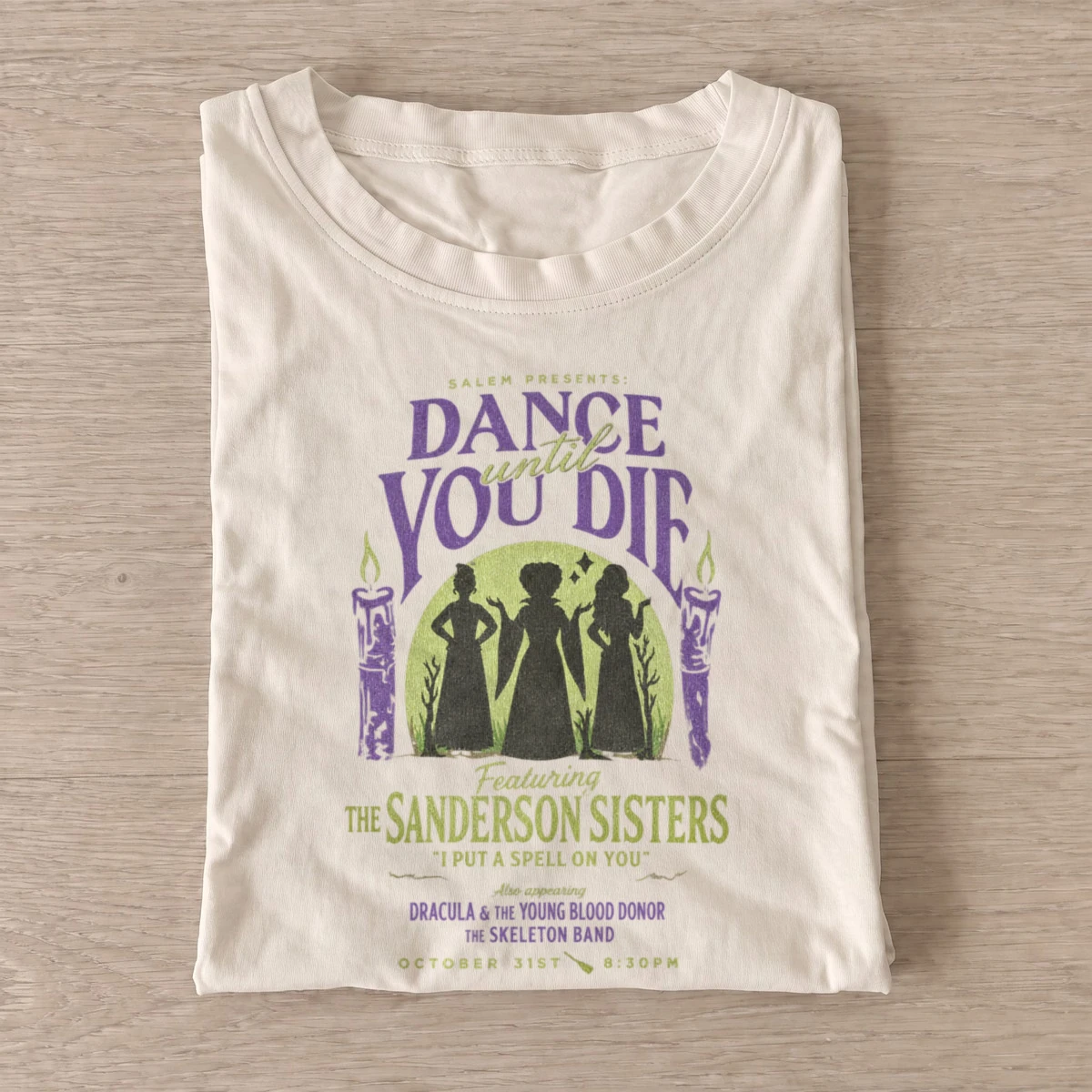 Dance until you die witch concert t shirt sand20witch dance concert.webp