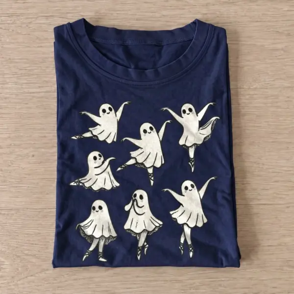 Dancing ballerina ghosts t shirt navy20dancing ghosts.webp
