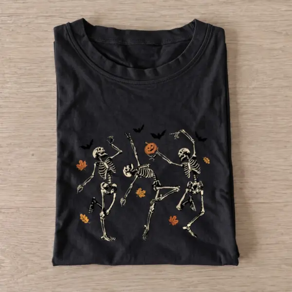 Dancing skeleton trio t shirt black20dancing skeleton trio.webp