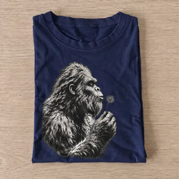 Dandelion wish bigfoot t shirt navy20dandelion wish bigfoot.webp