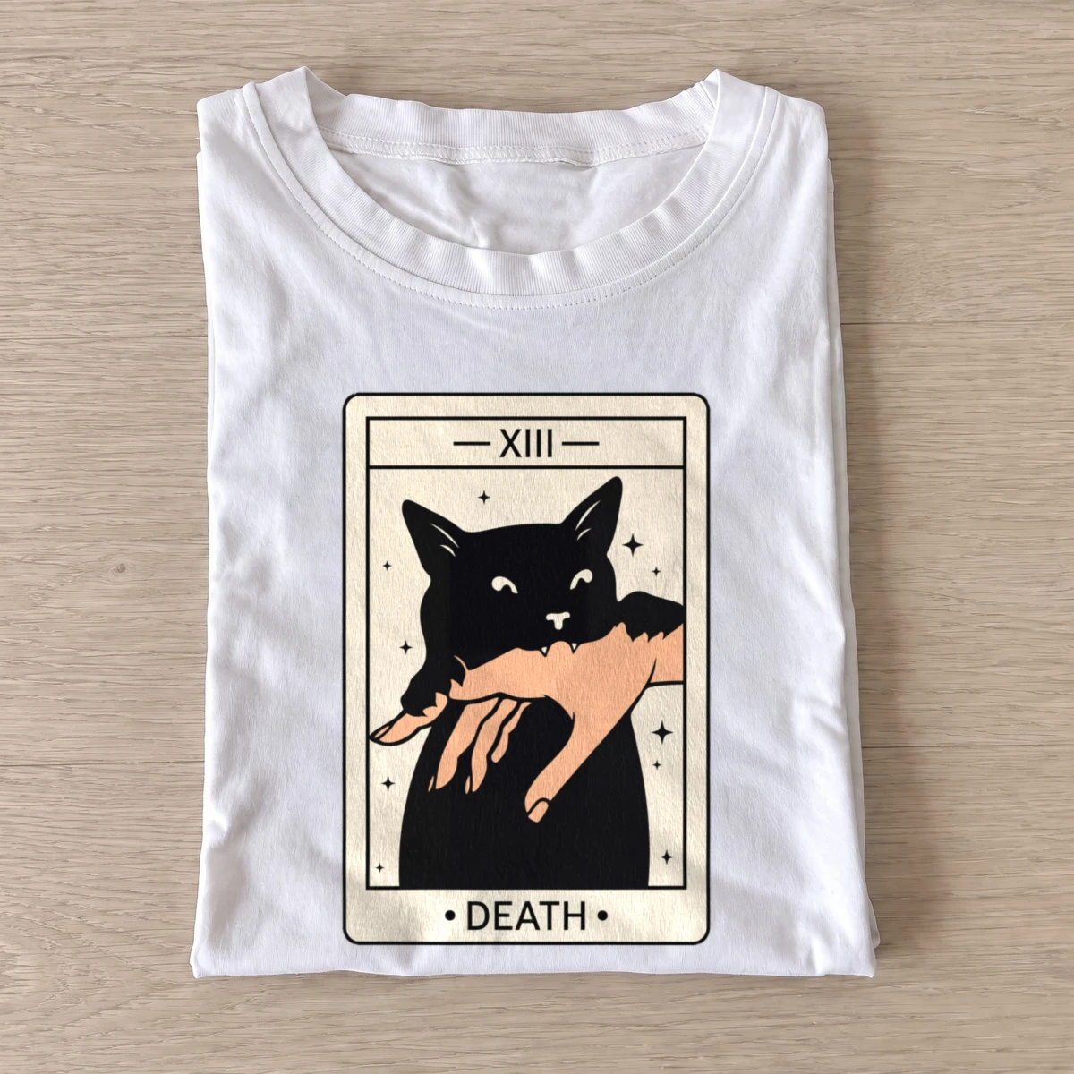 Death tarot cat t shirt white20death tarot cat.webp