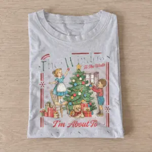 Deck the halls christmas t shirt gray20deck the halls.webp