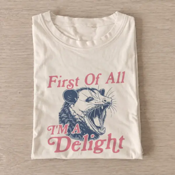 Delight screaming opossum t shirt sand20delight screaming opossum.webp