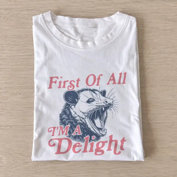 Delight screaming opossum t shirt white20delight screaming opossum.webp