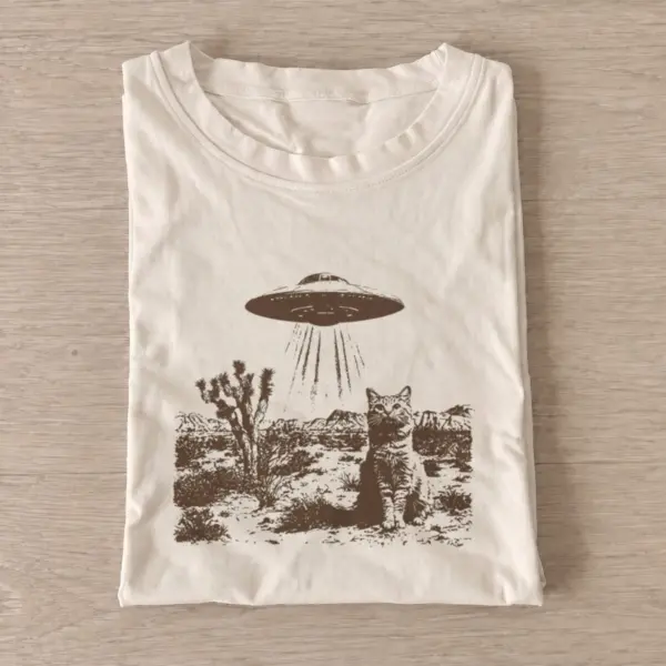 Desert ufo cat t shirt sand20desert ufo cat.webp