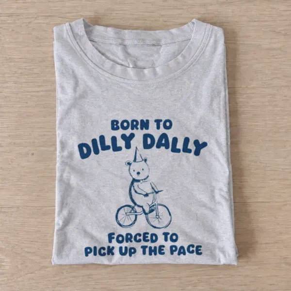 Dilly dally bicycle t shirt gray20dilly dally bicycle.webp