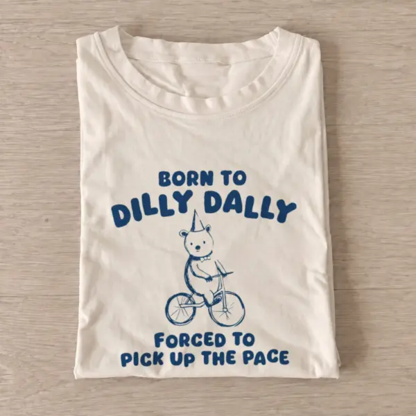 Dilly dally bicycle t shirt sand20dilly dally bicycle.webp