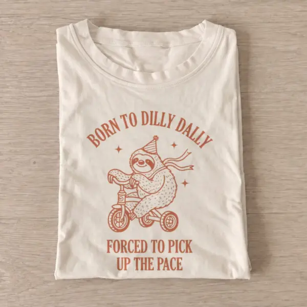 Dilly dally sloth t shirt sand20dilly dally sloth.webp