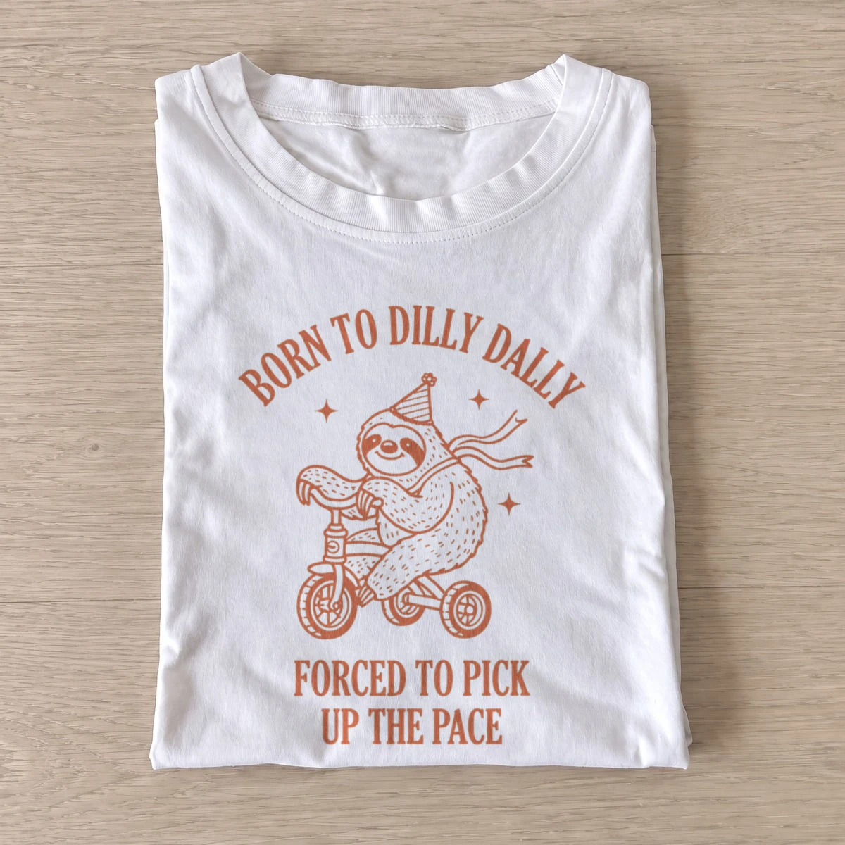 Dilly dally sloth t shirt white20dilly dally sloth.webp