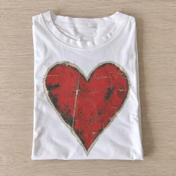 Distressed red heart graphic t shirt white20distressed red heart.webp