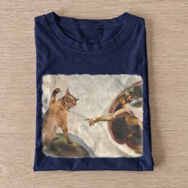 Divine cat creation t shirt navy20divine cat creation.webp