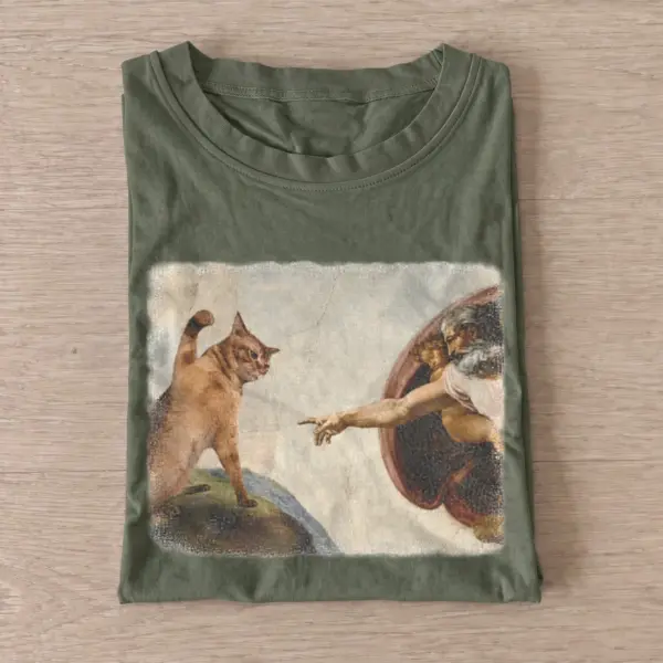 Divine cat creation t shirt olive20divine cat creation.webp