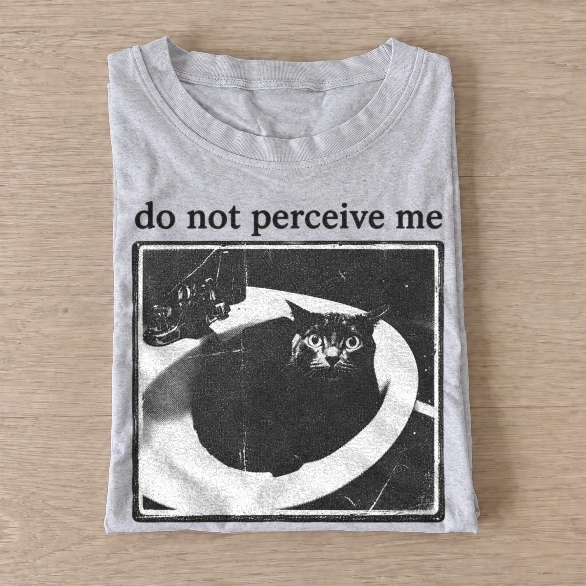 Do not perceive me cat t shirt gray20do not perceive cat.webp