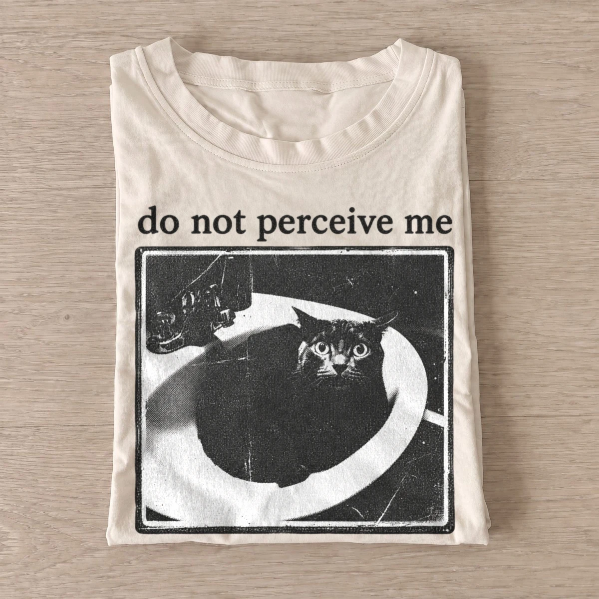 Do not perceive me cat t shirt sand20do not perceive cat.webp