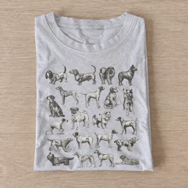 Dog breed gallery t shirt gray20dog breed gallery.webp