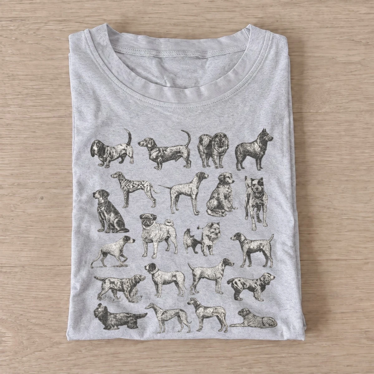 Dog breed gallery t shirt gray20dog breed gallery.webp