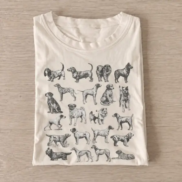 Dog breed gallery t shirt sand20dog breed gallery.webp