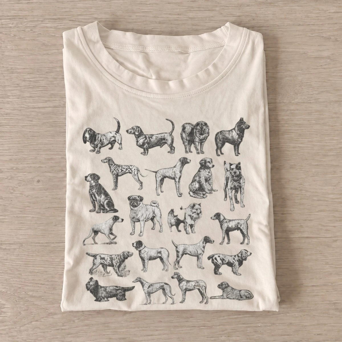 Dog breed gallery t shirt sand20dog breed gallery.webp