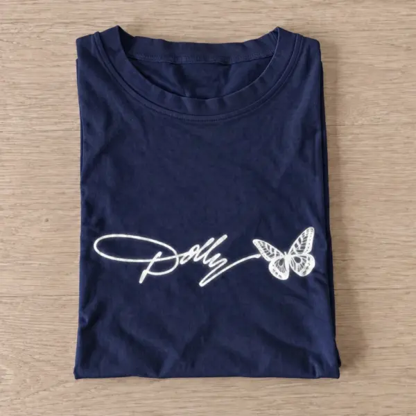 Dolly butterfly autograph t shirt navy20butterfly autograph.webp