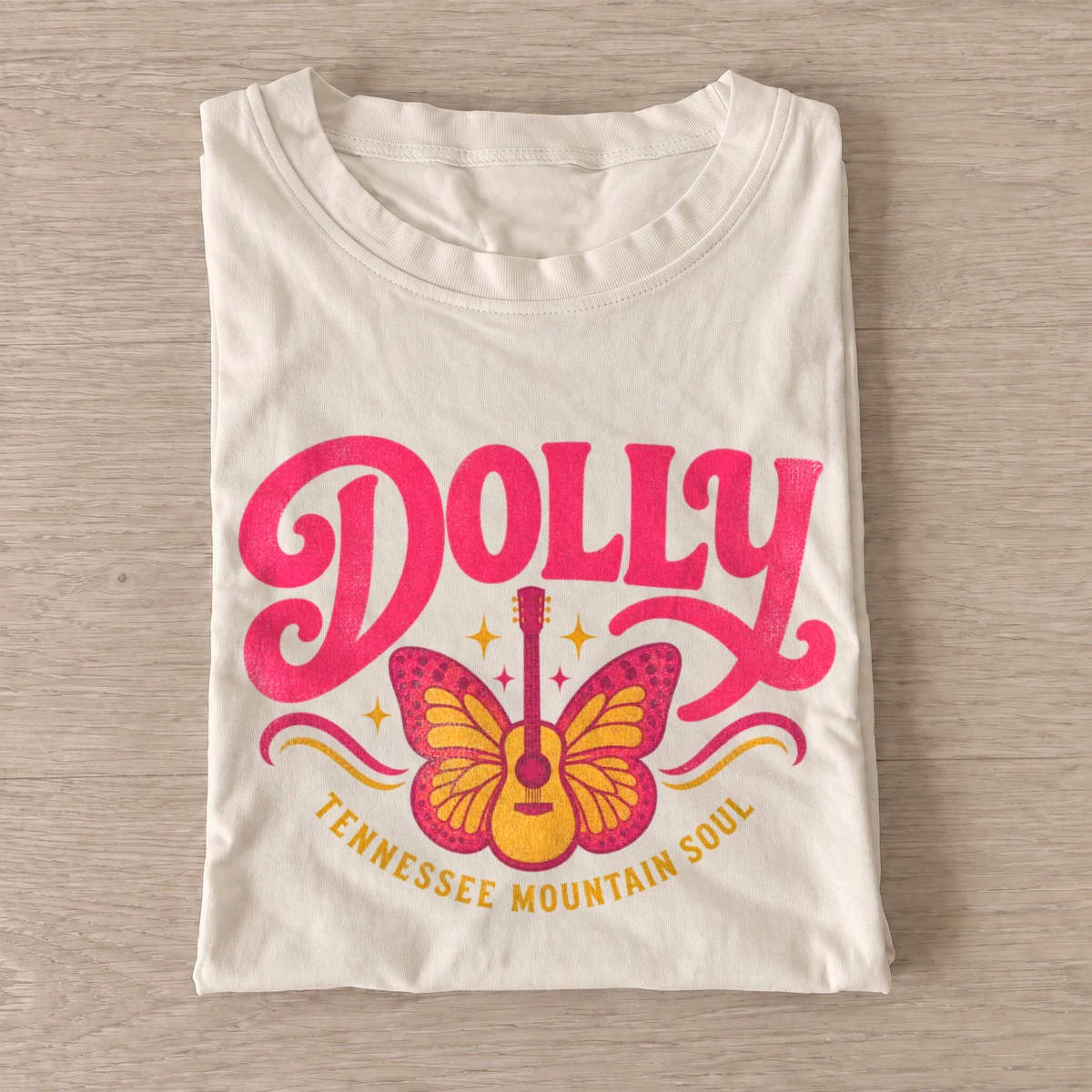 Dolly tennessee mountain soul butterfly t shirt sand20butterfly country soul.webp