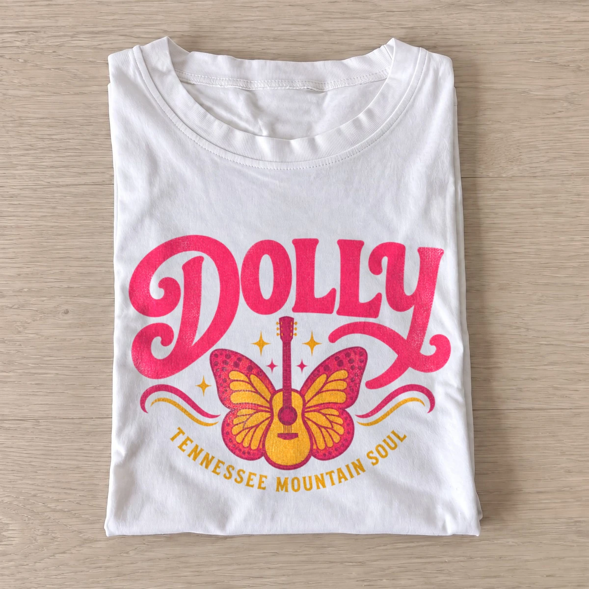 Dolly tennessee mountain soul butterfly t shirt white20butterfly country soul.webp