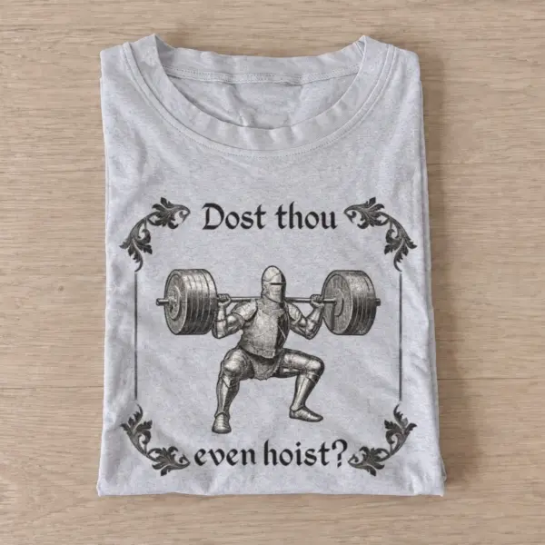 Dost thou even hoist medieval weightlifter t shirt gray20medieval weightlifter.webp