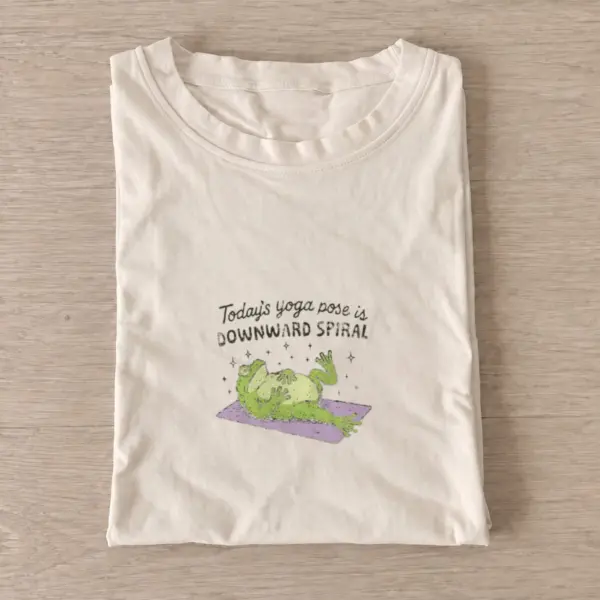 Downward spiral frog t shirt sand20downward spiral frog.webp