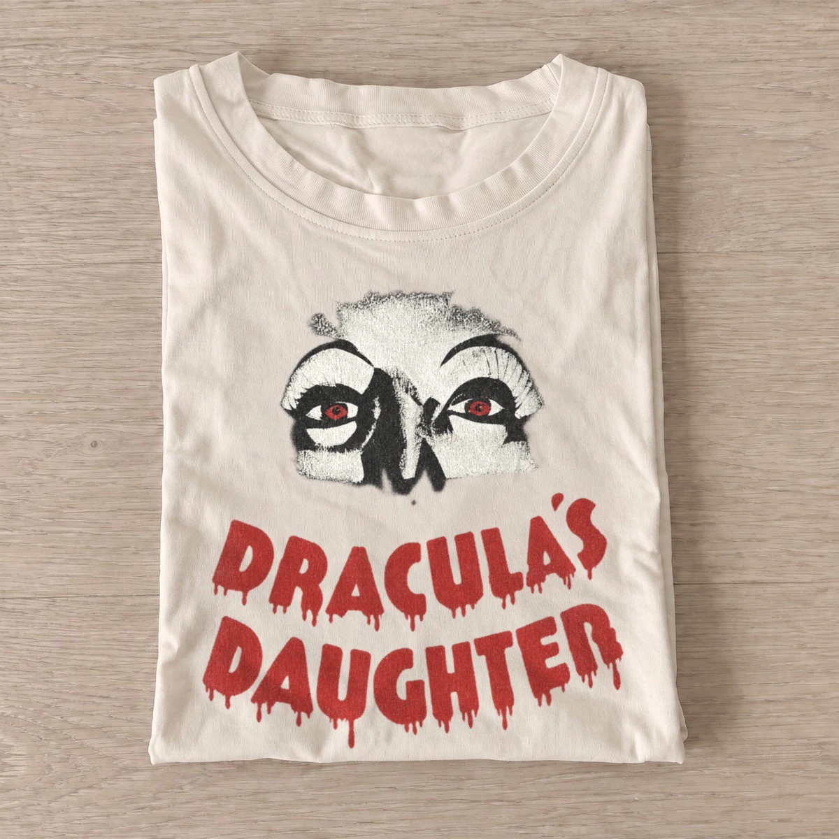 Draculas daughter graphic t shirt sand20vampires daughter.webp