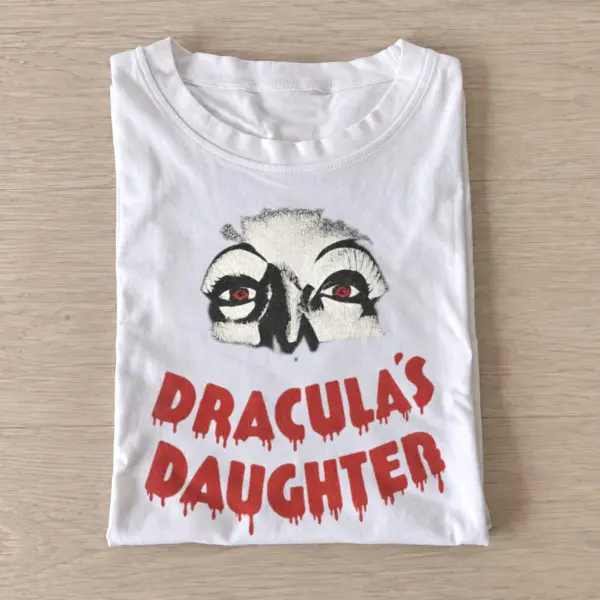 Draculas daughter graphic t shirt white20vampires daughter.webp