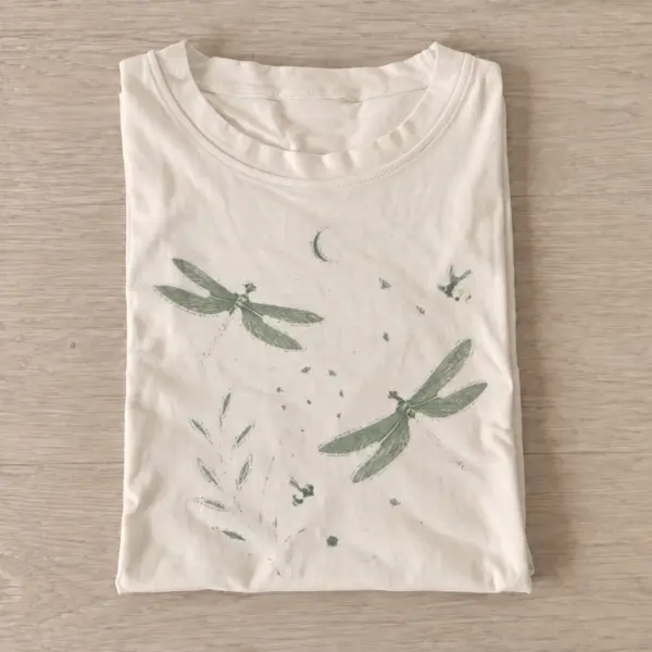 Dragonfly flight graphic t shirt sand20dragonfly flight.webp