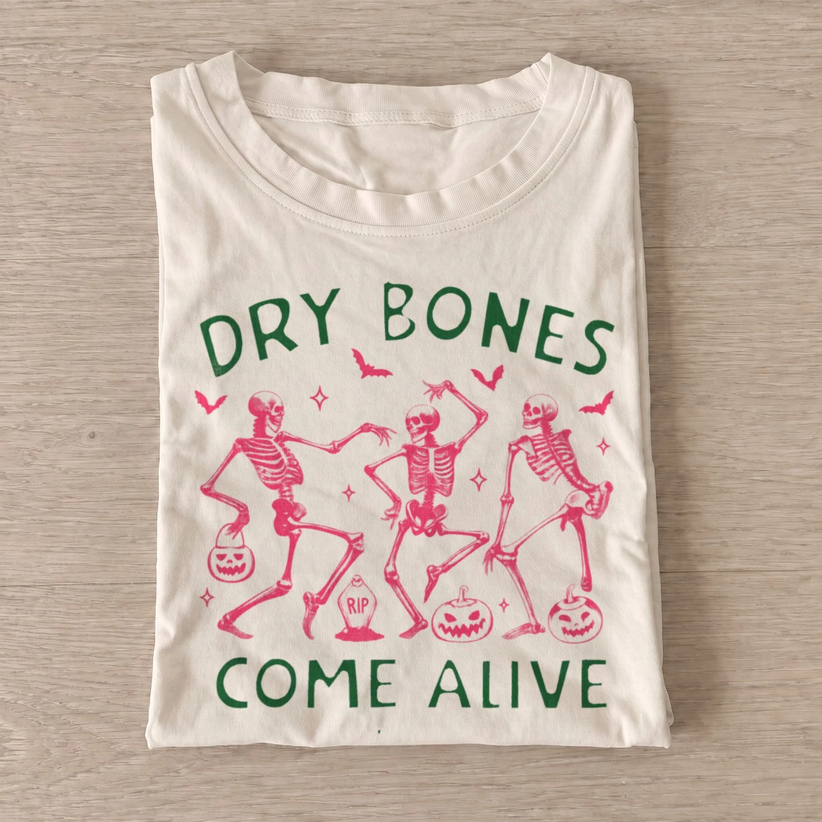 Dry bones come alive dancing skeletons t shirt sand20dry bones alive.webp