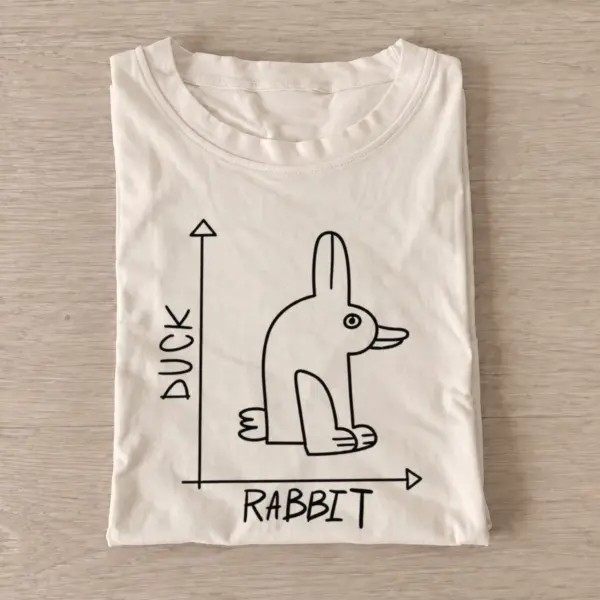 Duck rabbit chart t shirt sand20duck rabbit chart.webp