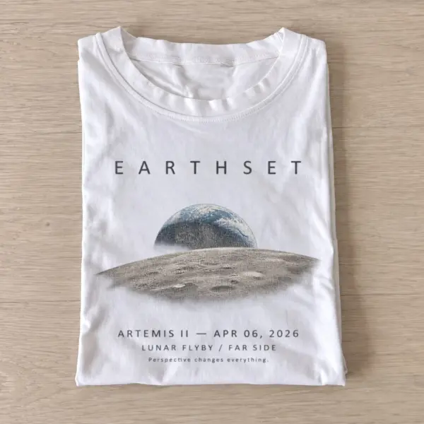 Earthset artemis ii lunar flyby t shirt white20earthset.webp