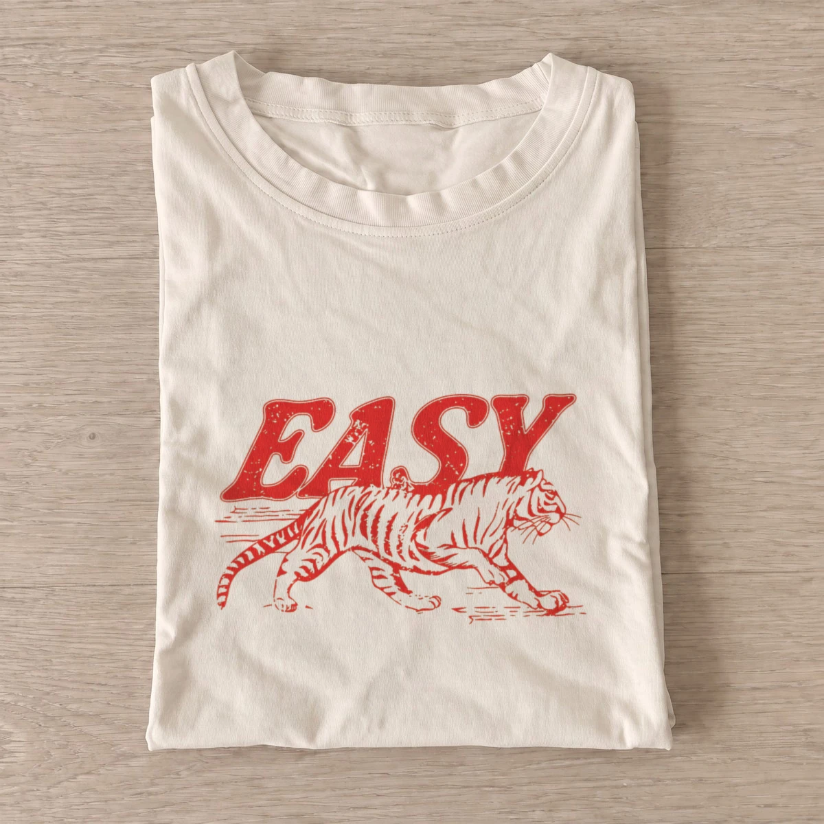 Easy running tiger t shirt sand20easy running tiger.webp