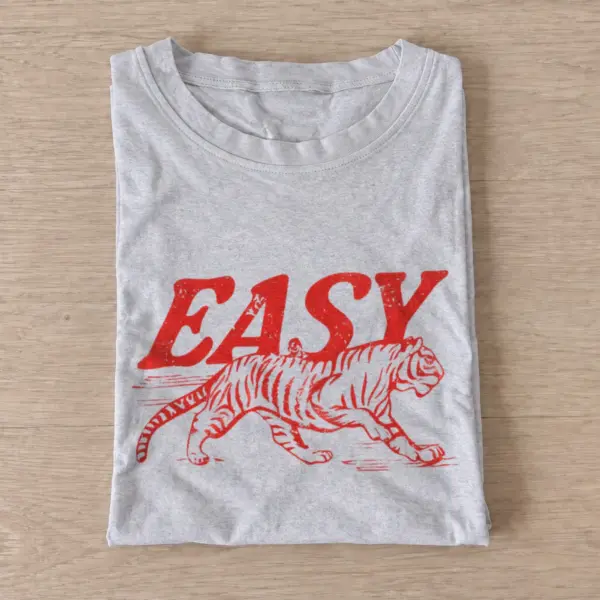 Easy tiger graphic t shirt gray20easy tiger.webp