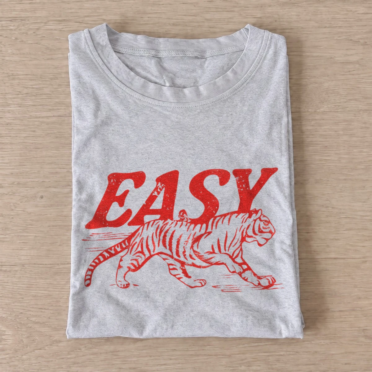 Easy tiger graphic t shirt gray20easy tiger.webp
