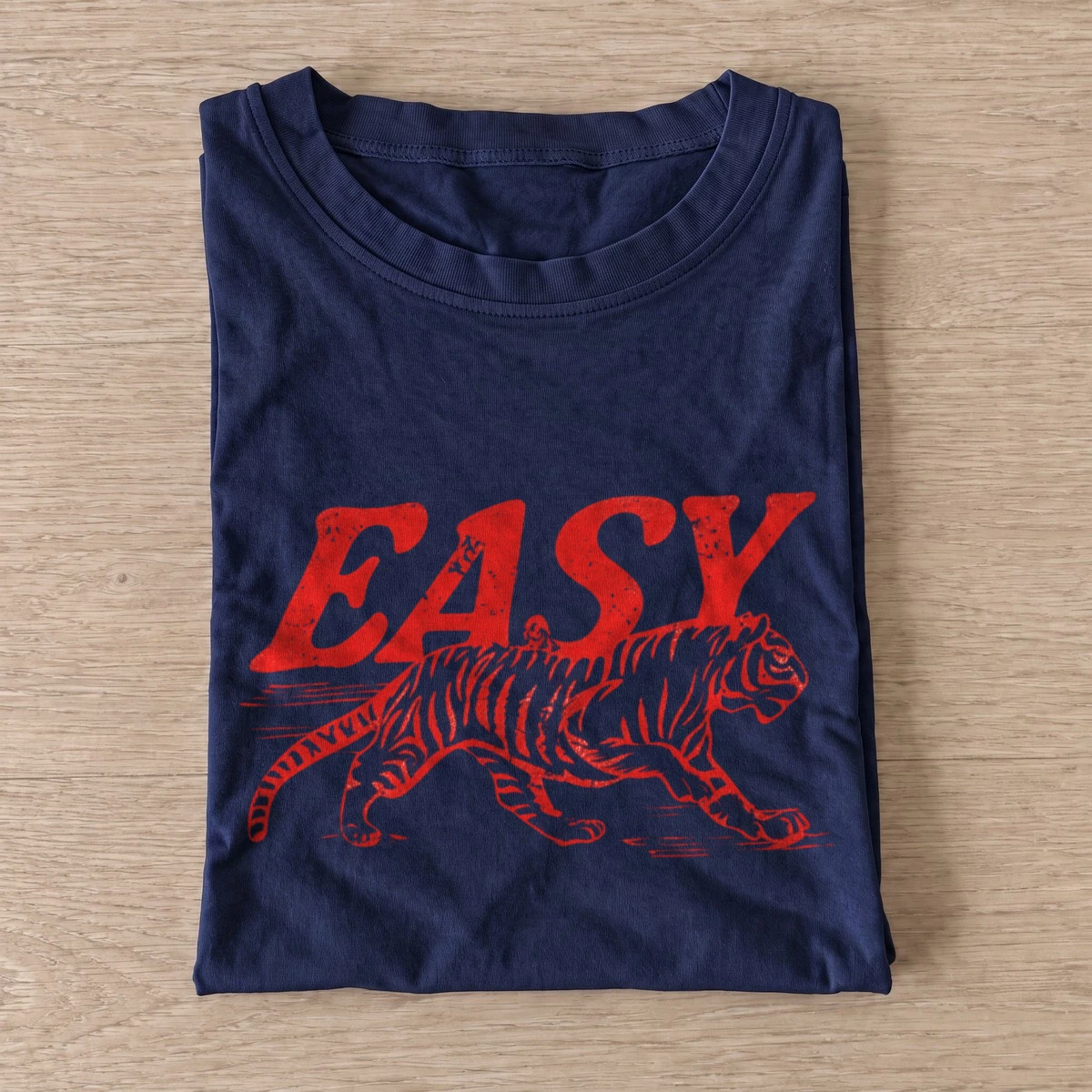 Easy tiger graphic t shirt navy20easy tiger.webp