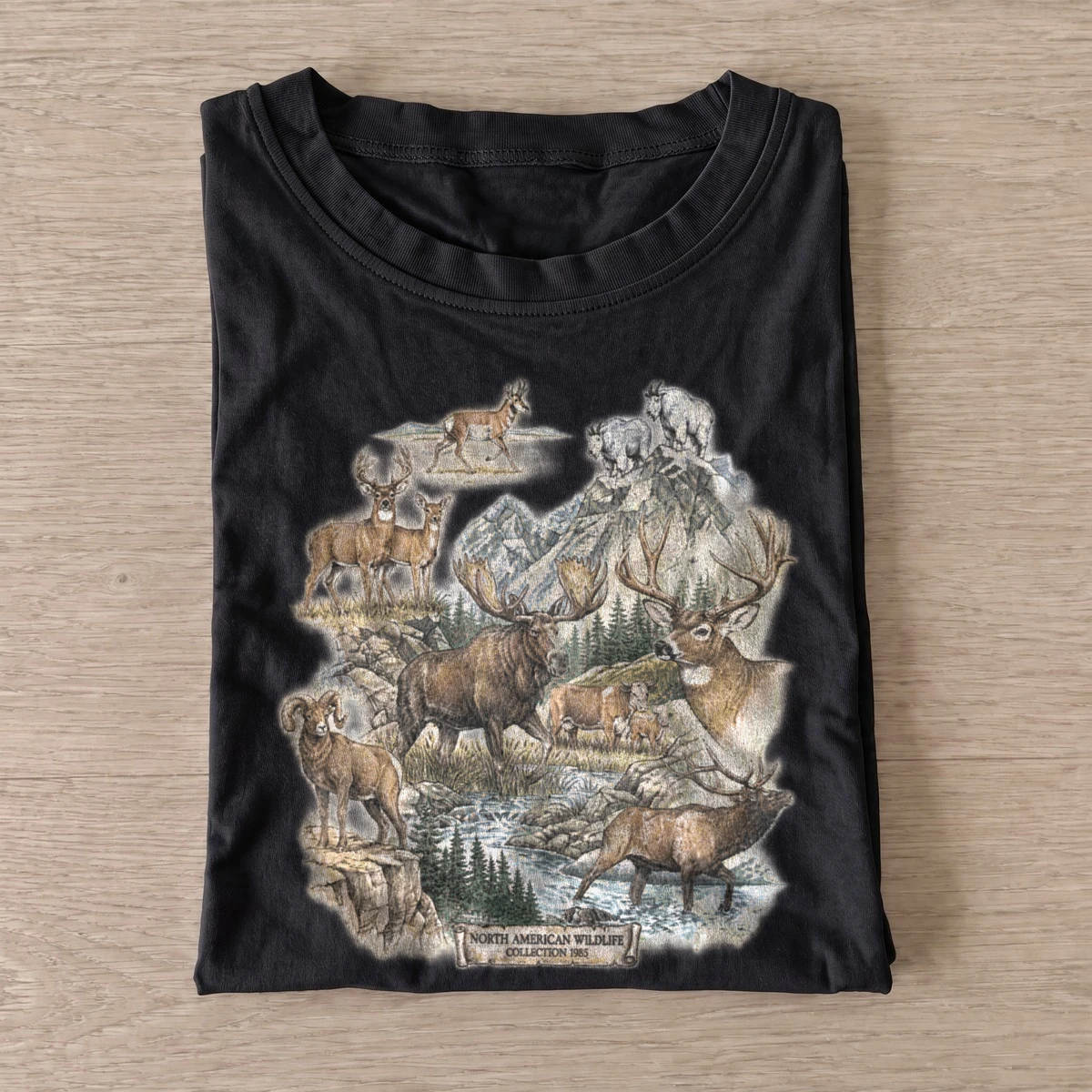Elk wilderness wildlife t shirt black20elk wilderness.webp