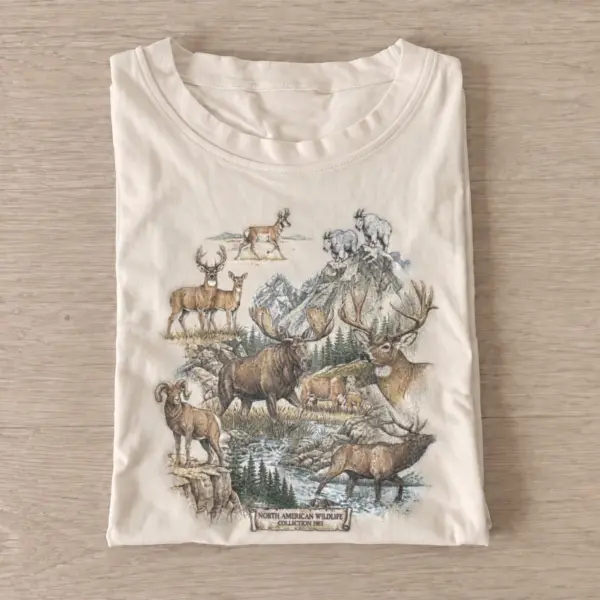 Elk wilderness wildlife t shirt sand20elk wilderness.webp