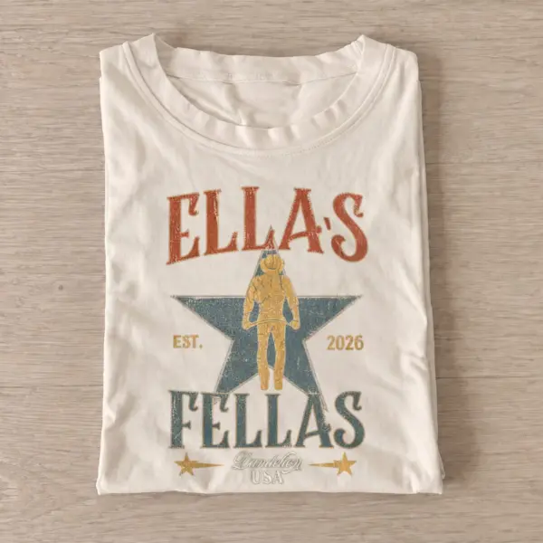 Ellas fellas space mission crew t shirt sand20space mission crew.webp