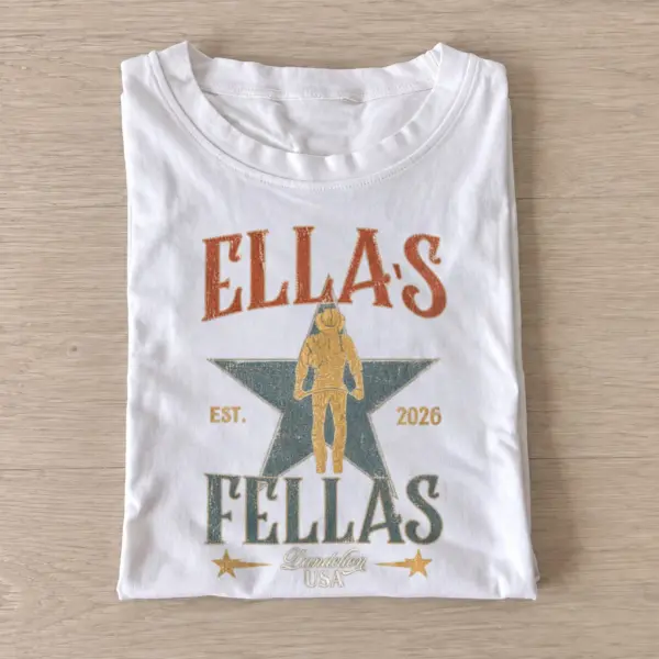 Ellas fellas space mission crew t shirt white20space mission crew.webp
