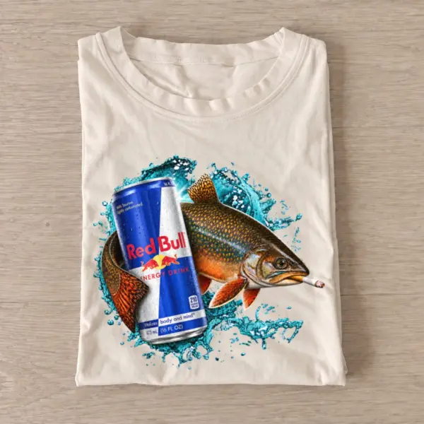 Energy drink brook trout t shirt sand20energy drink brook trout.webp