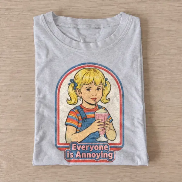 Everyone is annoying retro graphic t shirt gray20everyone is annoying.webp