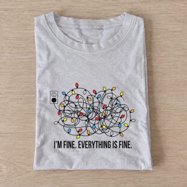 Everything is fine lights t shirt gray20everything is fine lights.webp