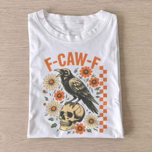 F caw f floral skull crow t shirt white20floral skull crow.webp